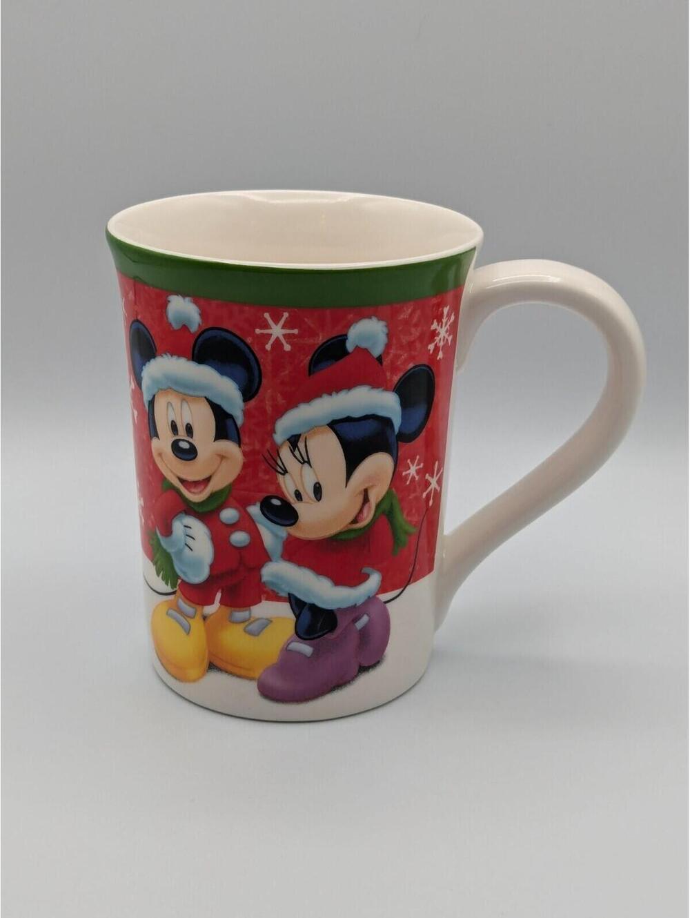 Disney Mickey and Minnie Mouse Christmas Mug by Kcare, Vintage